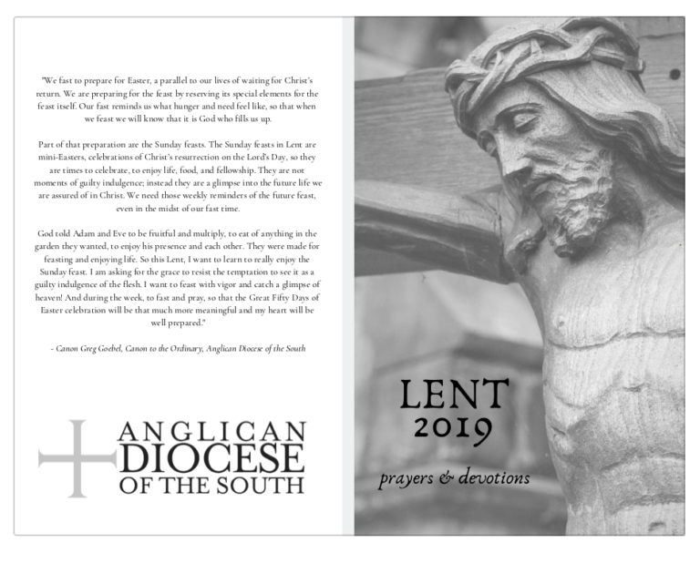 Lenten Printable Booklet ADOTS